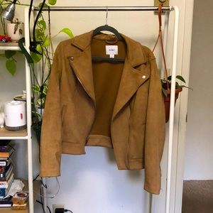 Brown Suede Old Navy Jacket. SMALL